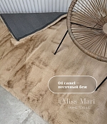 Коврик меховой "Мальдивский песок", Песочный беж