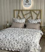 Комплект постельного белья с одеялом "Premium cotton", Темно-бежевый