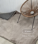 Коврик меховой "Мальдивский песок", Пепел