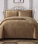 Покрывало Итальянский велюр, Темно-коричневый,Коричневый