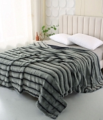 Плед-Покрывало «Rabbit fur», Зеленый