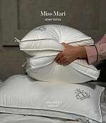 Подушка King Testo, Мягкая жесткость, Лаванда, Белый, Сиреневый