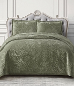 Покрывало Итальянский велюр, Зеленый