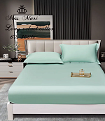 Простыня на резинке, Мятный