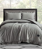 Комплект постельного белья с одеялом "Эмилия", Графит