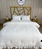 Комплект постельного белья с одеялом "Зефирка", Белый