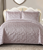 Покрывало Итальянский велюр, Розовый