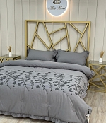 Комплект постельного белья с одеялом "Emilia Collection", Графит