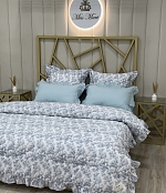 Комплект постельного белья с одеялом "Premium cotton", Бирюзовый