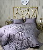 Комплект постельного белья с одеялом "Рlain color Tencel", Сиреневый